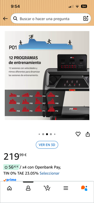 Cinta de correr plegable ultracompacta