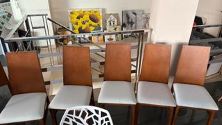 Juego de 5 sillas de comedor