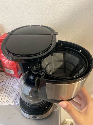 Cafetera Severin 4 tazas acero inox.