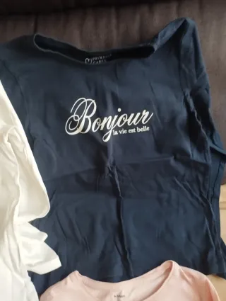 Lote 4 Camisetas Niña Manga Larga