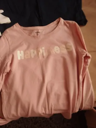 Lote 4 Camisetas Niña Manga Larga