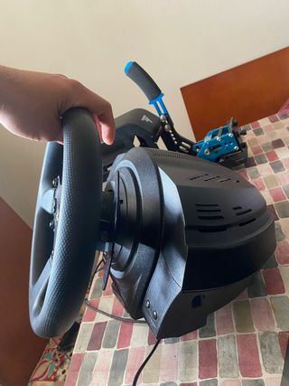 Volante T300 + Freno Mano ASR + Soporte Thrustmast