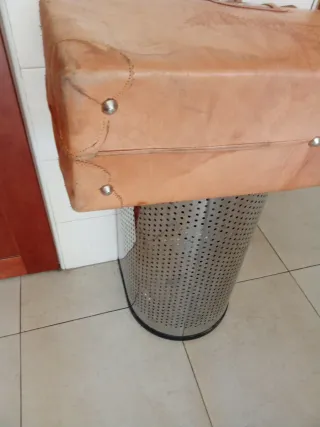 Bolso de viaje de cuero vintage