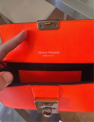 Borsa Maison Margiela Arancione Pelle