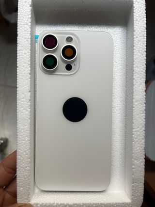 Cristal Trasero completo Blanco iPhone 15 Pro Max