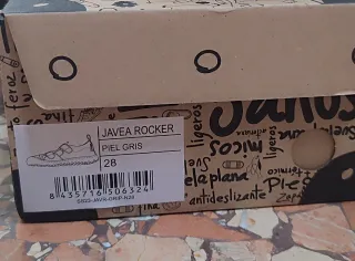 Sandalias Jávea piel gris Talla 28