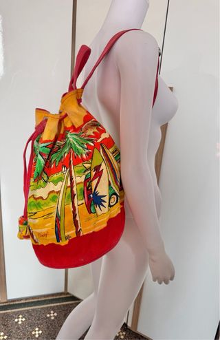 Sacca mare cotone Made in India stampato