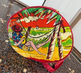 Sacca mare cotone Made in India stampato