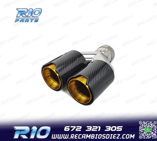 COLA ESCAPE DCH BMW LOOK M PERFORMANCE DORADO CARBONO