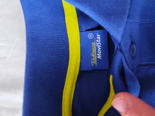 Camiseta Polo Movistar Azul talla M