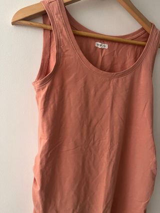 Camiseta premamá naranja Vertbaudet