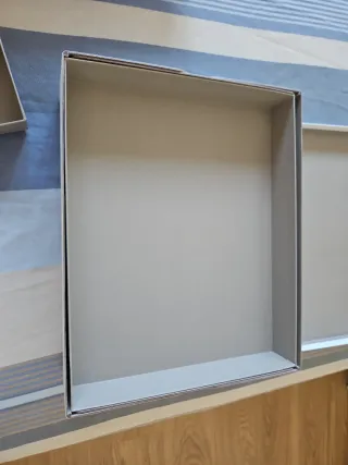 Joyero blanco cartón Ikea