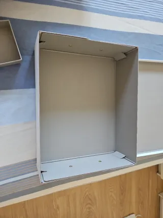 Joyero blanco cartón Ikea