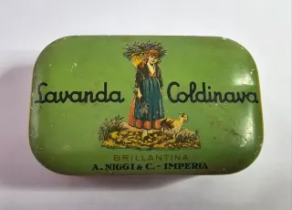 Scatola Latta Lavanda Coldinava