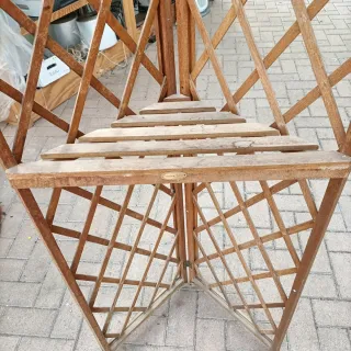 Traliccio Pannello Angolare Legno Piante
