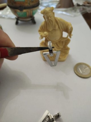 Orecchini pendenti acciaio inox