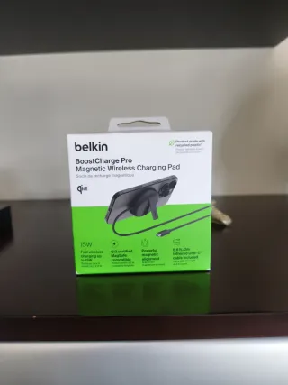 Belkin BoostCharge Pro Cargador Inalámbrico Magnét
