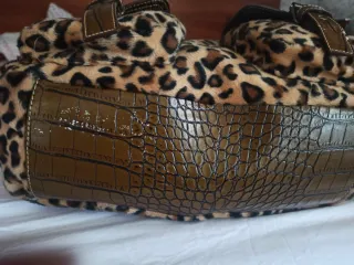 Bolso Animal Print Gianluca Beige y Marrón