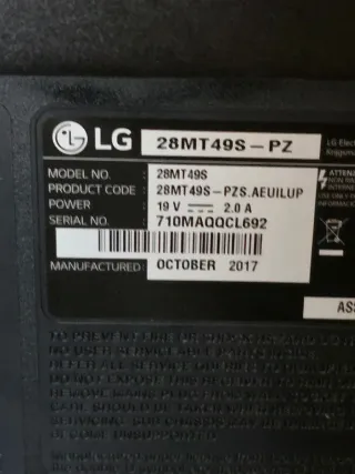 Smart TV LED LG 28 28MT49S