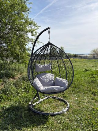 Silla Colgante Jardín con Soporte
