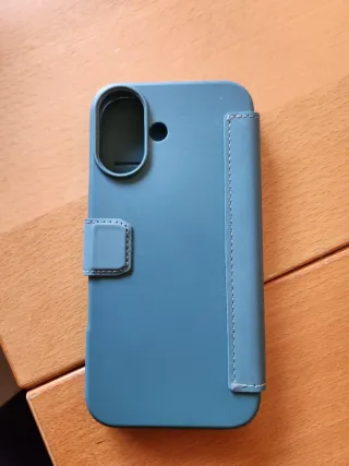 Funda para móvil color azul/verde IPhone 16