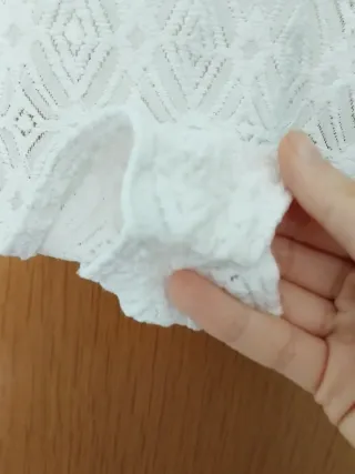 Body color crema encaje talla M nuevo sin etiqueta