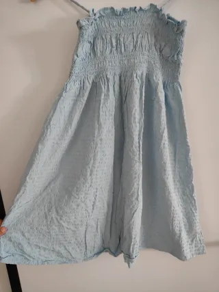 Vestido H&M azul criança tam 134