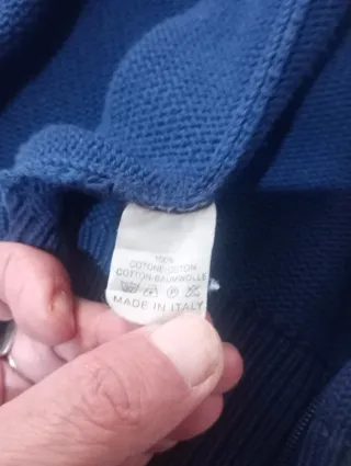 Giacca uomo blu taglia 52