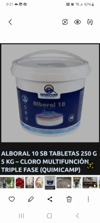Alboral 10 SB Cloro Multifunción 5kg