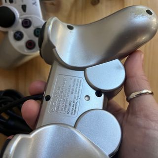 Controller PS2 Dualshock 2 Originale Argento