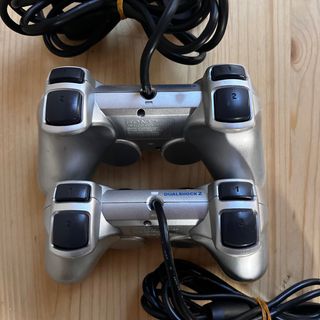 Controller PS2 Dualshock 2 Originale Argento