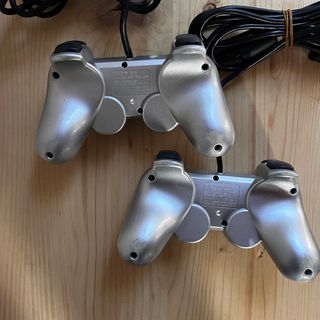 Controller PS2 Dualshock 2 Originale Argento