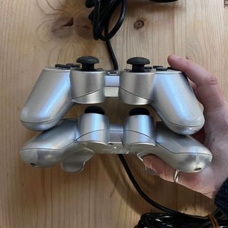 Controller PS2 Dualshock 2 Originale Argento