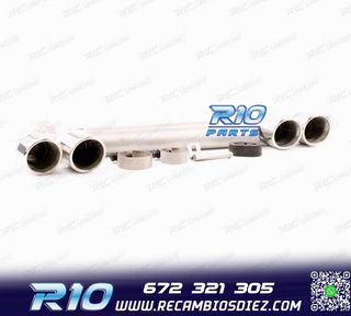 ESCAPE CON COLAS BMW F30 F31 LOOK M DOBLE