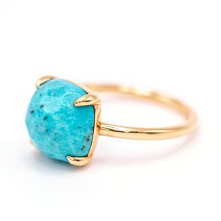 Anillo Oro 18K Turquesa