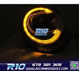 FAROS XENON MINI COOPER 06-14 LED NEGRO