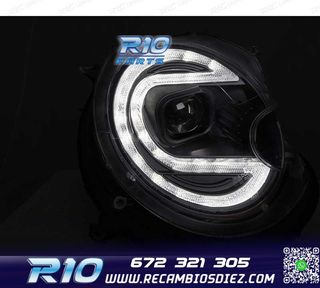 FAROS XENON MINI COOPER 06-14 LED NEGRO