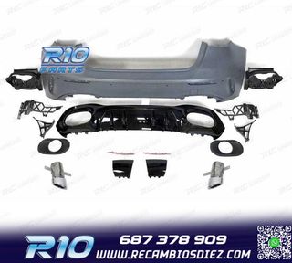 PARAGOLPES TRASERO MERCEDES CLASE A W177 LOOK A35 + COLAS E