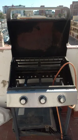Barbacoa de gas butano