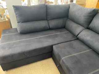 Sofá modular azul REBAJADO