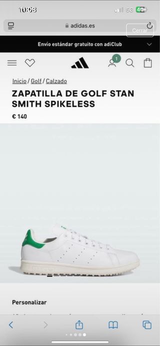 Zapatillas Adidas Stan Smith Blancas
