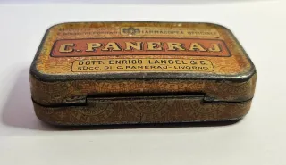 Scatola Latta Pastiglie Paneraj Tosse
