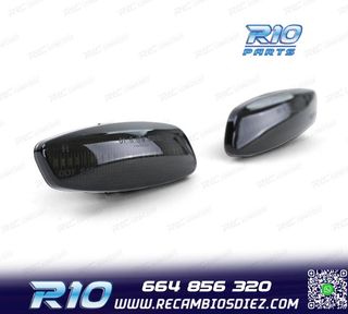 INTERMITENTES ESPEJO PARA PEUGEOT CITROEN LED NEGRO AHUMADO