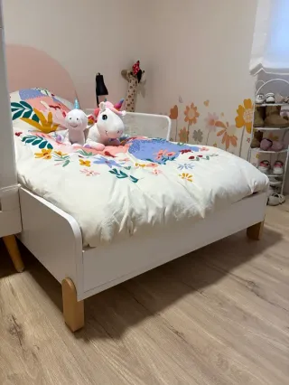 Cama + colchón infantil Montessori 90cm