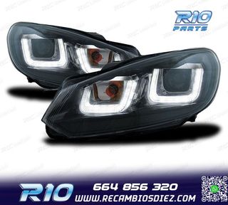 FAROS VOLKSWAGEN VW GOLF 6 LUZ DIURNA LED TUBE LIGHT 08-12 F