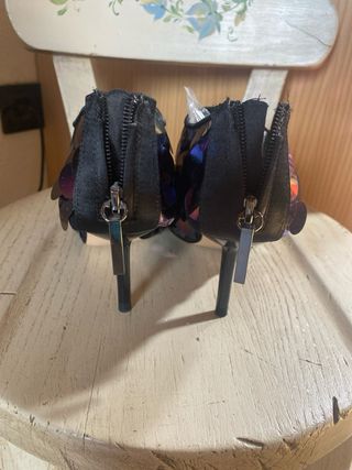 Botines de lentejuelas multicolor