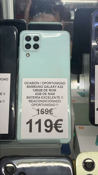 Samsung Galaxy A22 128GB 4GB RAM Reacondicionado