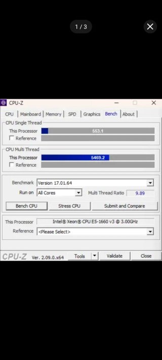 Placa Base X99-XD4 + CPU 1660v3 /4.5Ghz+ 8gb ram
