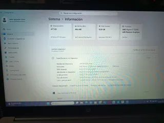 Ordenador HP Gris Plata