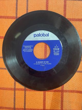 Vinilo 45 RPM El Soldadet de Plom - Palobal ESP-29
